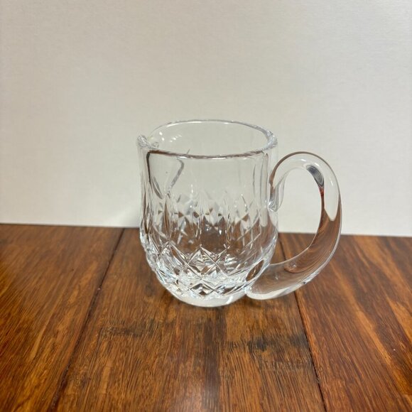Waterford Crystal Mini Creamer Jug 3" Lismore Pour Spout and Handle Marked - Picture 3 of 9